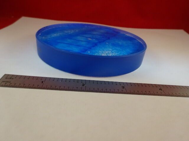 FUSED SILICA OPTICAL FLAT 3" DIAMETER OPTICS AS IS #E5-A-06