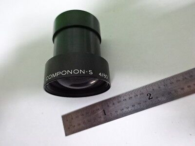 SCHNEIDER KREUZNACH GERMANY LENS COMPONON-S 4/80 14097545OPTICS AS IS #AF-10