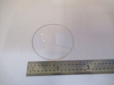 OPTICAL FILTER DIFFUSER POLISH DULL MICROSCOPE PART OPTICS AS PICTURED &50-A-66