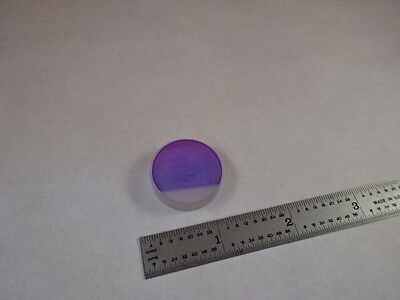 OPTICAL FLAT DICHROIC FILTER LENS OPTICS AS PICTURED &7C-A-09