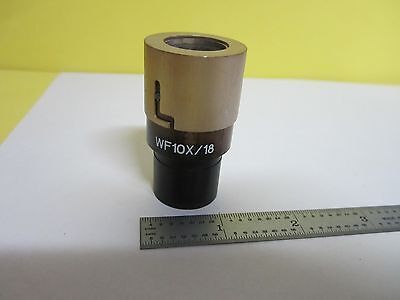 MICROSCOPE EYEPIECE WF10X/18 CAMBRIDGE INSTRUMENTS OPTICS AS IS  BIN#19V-B-26