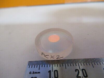 OPTICAL LENS COATED DICHROIC MIRROR FILTER HP OPTICS AS PICTURED #P3-A-57