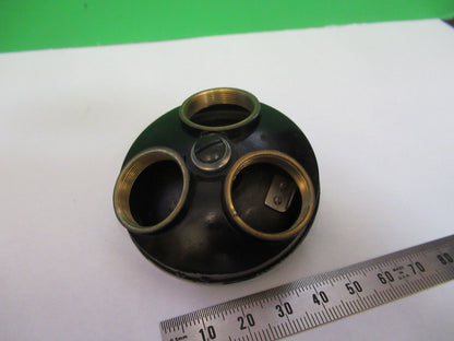 SPENCER ANTIQUE NOSEPIECE  MICROSCOPE PART AS PICTURED &R7-B-18x