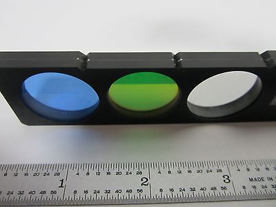 MICROSCOPE PART ZEISS FILTER SLIDE OPTICS AS IS BIN#M7-24