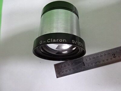 SCHNEIDER KREUZNACH GERMANY LENS G-CLARON 9/150 13038699 OPTICS AS IS #AF-09