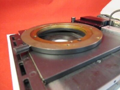 LEICA DMR GERMANY STAGE TABLE ROTABLE for POL OPTICS MICROSCOPE PART &100-22