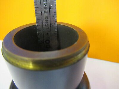 ANTIQUE BAUSCH LOMB BRASS AMPLIPLAN ADAPTER MICROSCOPE PART AS PICTURED &P5-A-60