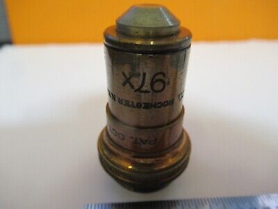 BAUSCH LOMB BUFFALO 97X OBJECTIVE OPTICS MICROSCOPE PART AS PICTURED &1E-C-71