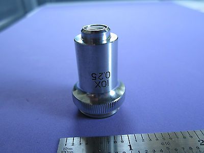 MICROSCOPE OBJECTIVE OLYMPUS JAPAN OPTICS X10 #13-113