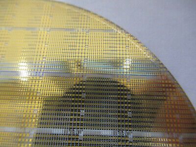 FOR PARTS SAPPHIRE WAFER PLATINUM + GOLD COATED OPTICS AS PICTURED #2-FT-06