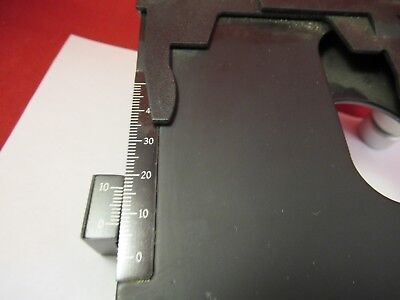 LEICA GALEN STAGE TABLE MICROMETER MICROSCOPE PART OPTICS AS PICTURED &75-B-42