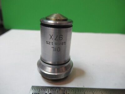 BAUSCH LOMB 97X LENS OBJECTIVE OPTICS MICROSCOPE PART AS PICTURED &Z1-A-21