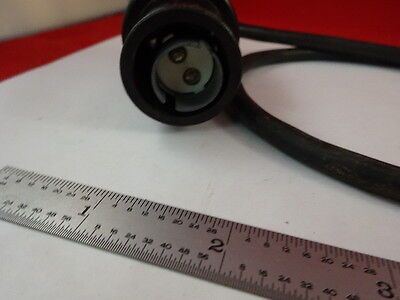 FOR PARTS MICROSCOPE SPARE LAMP CORD ILLUMINATOR UNKNOWN MAKER AS IS #R6-B-35