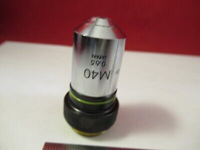 OLYMPUS JAPAN M40 OBJECTIVE OPTICS MICROSCOPE PART AS PICTURED &13-81