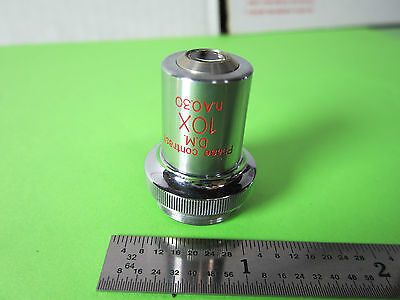 OPTICAL MICROSCOPE PART UNITRON OBJECTIVE DM PHASE CONTRAST 10X OPTICS BIN#B5-31