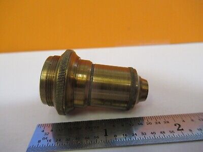 ANTIQUE GUNDLACH ROCHESTER OBJECTIVE 1/2 MICROSCOPE PART AS PICTURED &8M-A-07