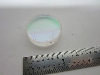 OPTICAL COATED FILTER LENS AS IS LASER OPTICS BIN#H2-13