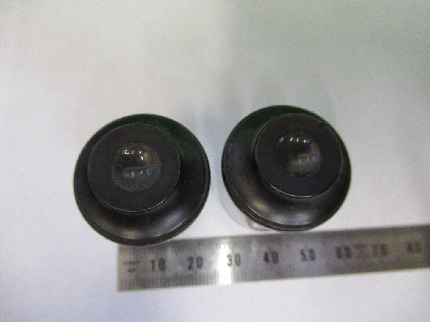 PAIR ANTIQUE AO SPENCER 10X LENS EYEPIECE MICROSCOPE PART AS PICTURED G5-A-61