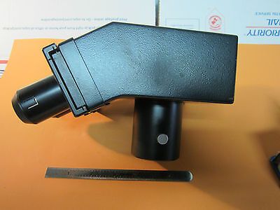 OPTICAL MICROSCOPE PART LEITZ WEZTLAR GERMANY TRINOCULAR HEAD OPTICS BIN#13