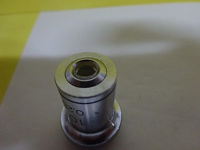 MICROSCOPE PART OBJECTIVE JAPAN SWIFT 10X OPTICS AS IS BIN#X1-61