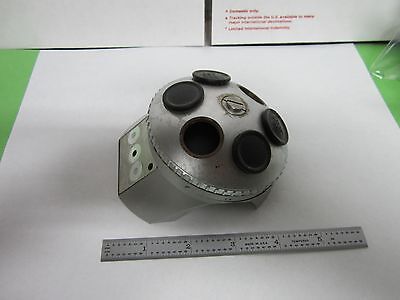 OPTICAL MICROSCOPE PART ZEISS GERMANY NOSEPIECE TURRET OPTICS BIN#H8-L-06