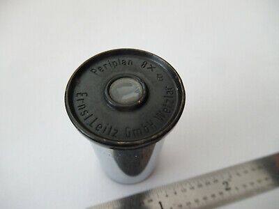 VINATGE ERNST LEITZ EYEPIECE 8X LENS MICROSCOPE PART AS PICTURED #F5-A-135