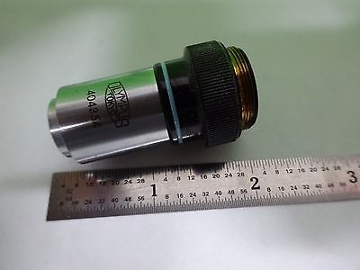 MICROSCOPE PART OBJECTIVE MPLAN 100X OLYMPUS JAPAN OPTICS BIN#K1-M-15