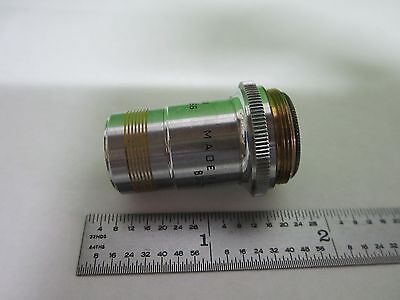 MICROSCOPE PART OBJECTIVE SPENCER USA 43X OPTICS AS IS BIN#S6-05