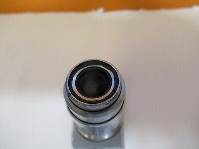 REICHERT AUSTRIA PLAN 4X /250 OBJECTIVE MICROSCOPE PART AS PICTURED &1E-C-32