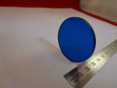 WILD SWISS M20 GLASS BLUE FILTER LENS MICROSCOPE PART OPTICS AS IS &W3-A-13