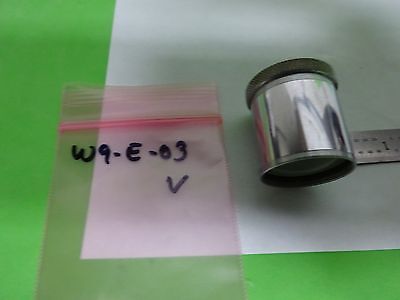 MICROSCOPE PART GAERTNER OBJECTIVE 2X OPTICS AS IS BIN#W9-E-03