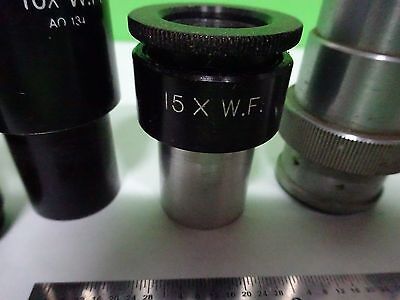 LOT 6 EA MICROSCOPE EYEPIECES ASSORTED OPTICS #W1-04