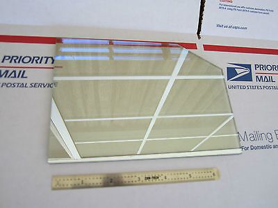 OPTICAL large coated glass plate truncated on corner LASER OPTICS DWR#1B iii