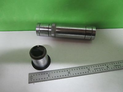 MICROSCOPE PART OPTICAL GAERTNER EYEPIECE + TUBUS OPTICS AS IS BIN#T5-12