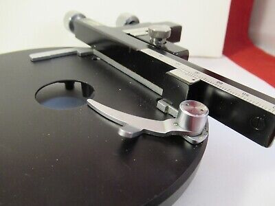 WILD HEERBRUGG M11 MICROMETER STAGE TABLE MICROSCOPE PART AS PICTURED &14-A-98