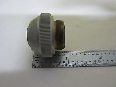 MICROSCOPE PART OBJECTIVE 50% TRANSMITTANCE [scratches] OPTICS AS IS BIN#U1-06