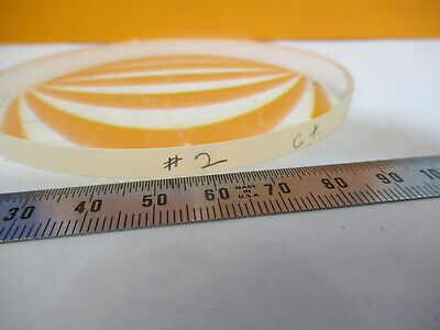 OPTICAL LARGE GLASS LENS CX CC CONVEX CONCAVE OPTICS AS PICTURED #P2-A-97