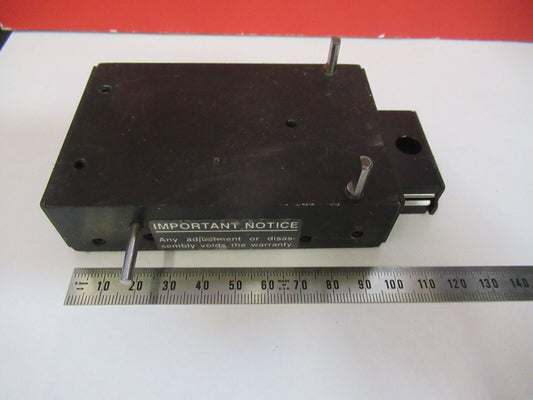 OPTICAL USED STAGE SLIDE POSITIONING DCI OPTICS AS IS PICTURED #R3-C-02