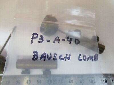 BAUSCH LOMB RARE ANTIQUE BRASS SET FIXTURE MICROSCOPE PART AS PICTURED P3-A-40