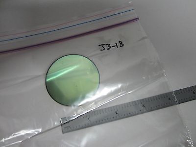 OPTICAL THICK BLUE FILTER LASER OPTICS AS IS BIN#J3-13