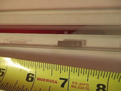 HEIDENHAIN DIADUR OPTICAL POSITIONING RULER MICROSCOPE PART AS PICTURED &1E-B-90