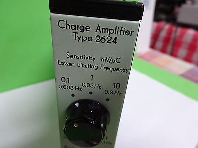 BRUEL KJAER 2624 CHARGE AMPLIFIER ACCELEROMETER VIBRATION SENSOR #72-06