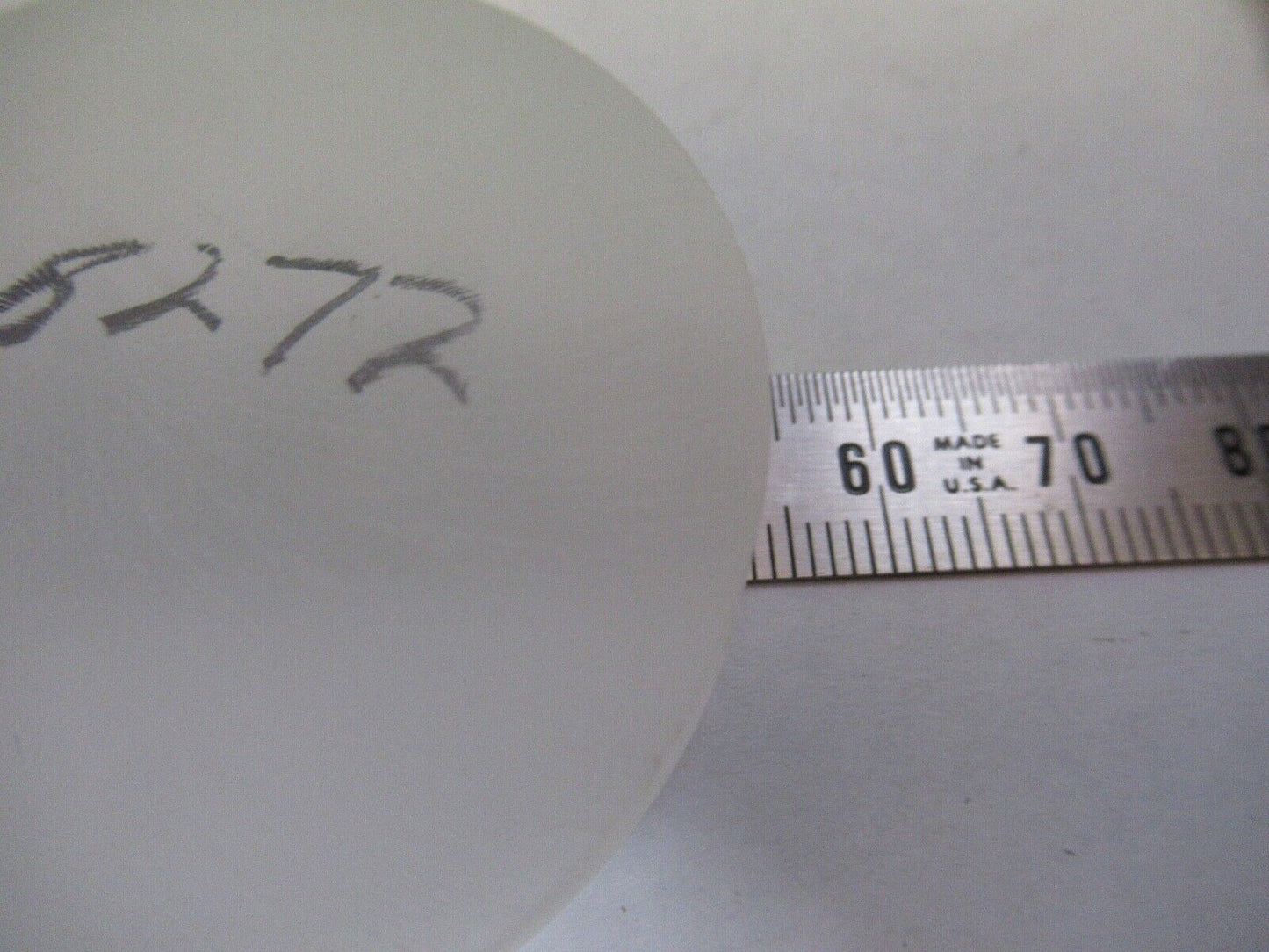 OPTICAL LENS GLASS PREFORM BI CONVEX BiCX OPTICS AS PICTURED 18-FT-44