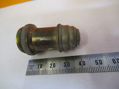 ANTIQUE LEITZ GERMANY OBJECTIVE "7" LENS MICROSCOPE PART AS PICTURED &A2-FT-86