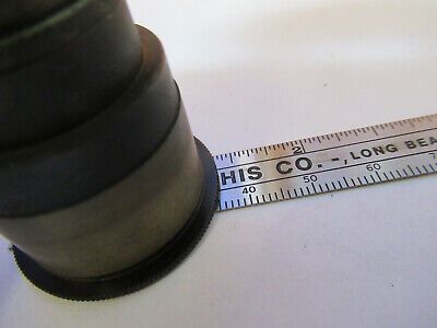 ANTIQUE BAUSCH LOMB AMPLIPLAN LOW LENS MICROSCOPE PART AS PICTURED &P5-A-62