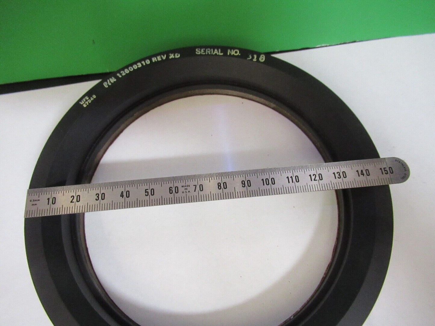 OPTICAL MIL SPEC LARGE WINDOW FLAT LENS OPTICS AS PIC   z1-b-43