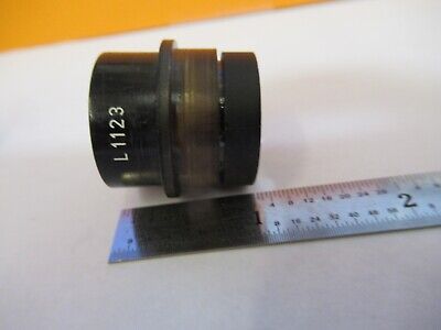 LEITZ WETZLAR L1123 BRASS MOUNTED LENS MICROSCOPE PART AS PICTURED &8M-A-77