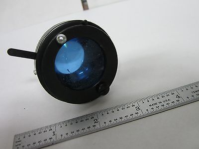 MICROSCOPE PART BAUSCH LOMB CONDENSER + IRIS ILLUMINATOR LENS AS IS BIN#Q7-03