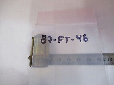 ANTIQUE BRASS LENS OPTICS OBJECTIVE MICROSCOPE PART LONDON AS PICTURED &87-FT-46