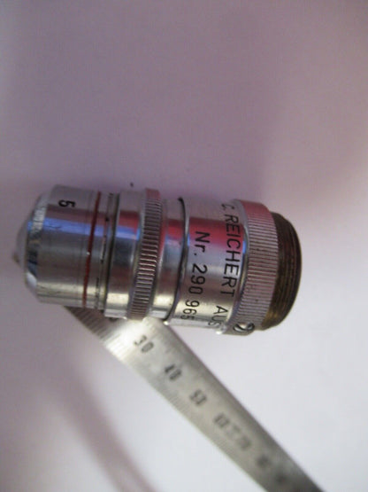 REICHERT AUSTRIA PH FLUOR 100X /160 OBJECTIVE MICROSCOPE PART AS PICTURED Q2-36